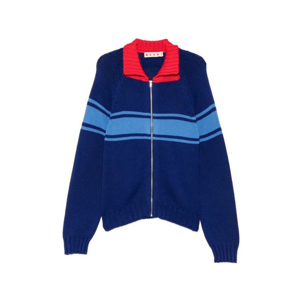 Marni Blue Sweaters & Knitwear - Cardigans Men